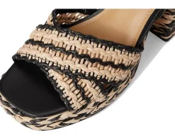 Heels|Sandals|Marc Fisher LTD Juliey Black/Light Natural Multi
