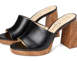 Jessica Simpson Heels|Sandals<Kameena Mule Platform Sandals Black
