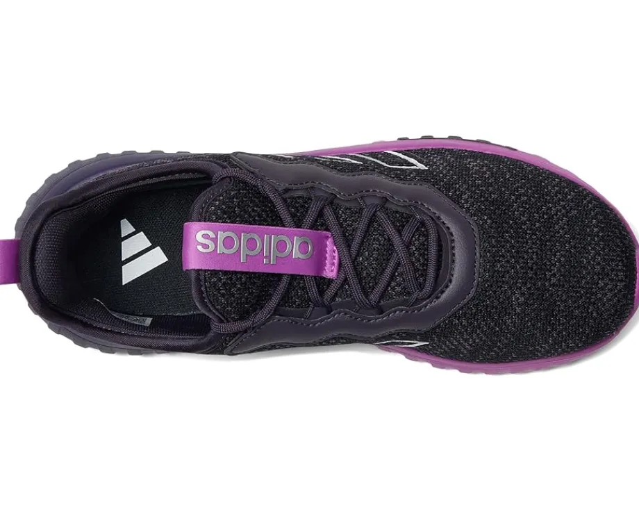 adidas Kids Kaptir Flow 2.0 Shoes (Little Kid/Big Kid) Aurora Black/Silver Metallic/Aurora Plum Online