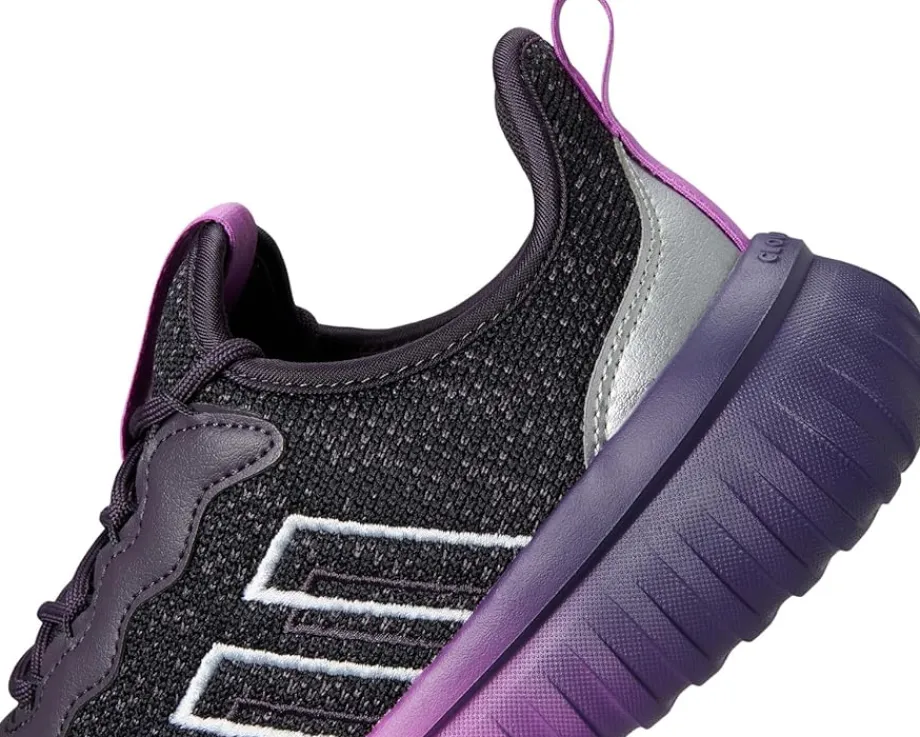 adidas Kids Kaptir Flow 2.0 Shoes (Little Kid/Big Kid) Aurora Black/Silver Metallic/Aurora Plum Online