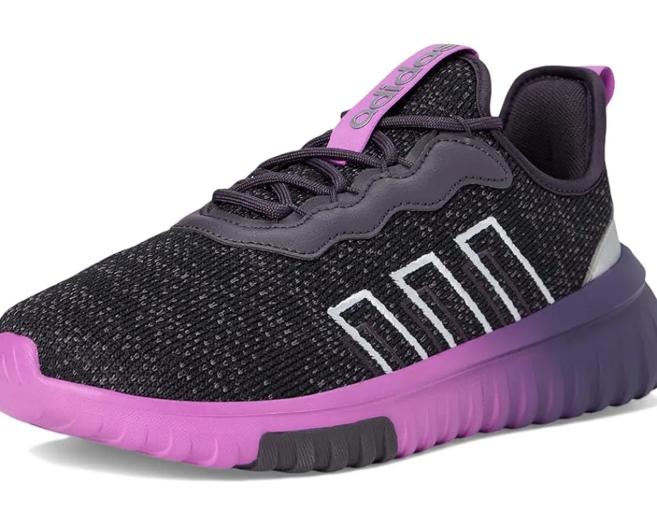 adidas Kids Kaptir Flow 2.0 Shoes (Little Kid/Big Kid) Aurora Black/Silver Metallic/Aurora Plum Online