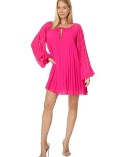 Dresses|Dresses|line and dot Kayla Mini Dress Fuchsia