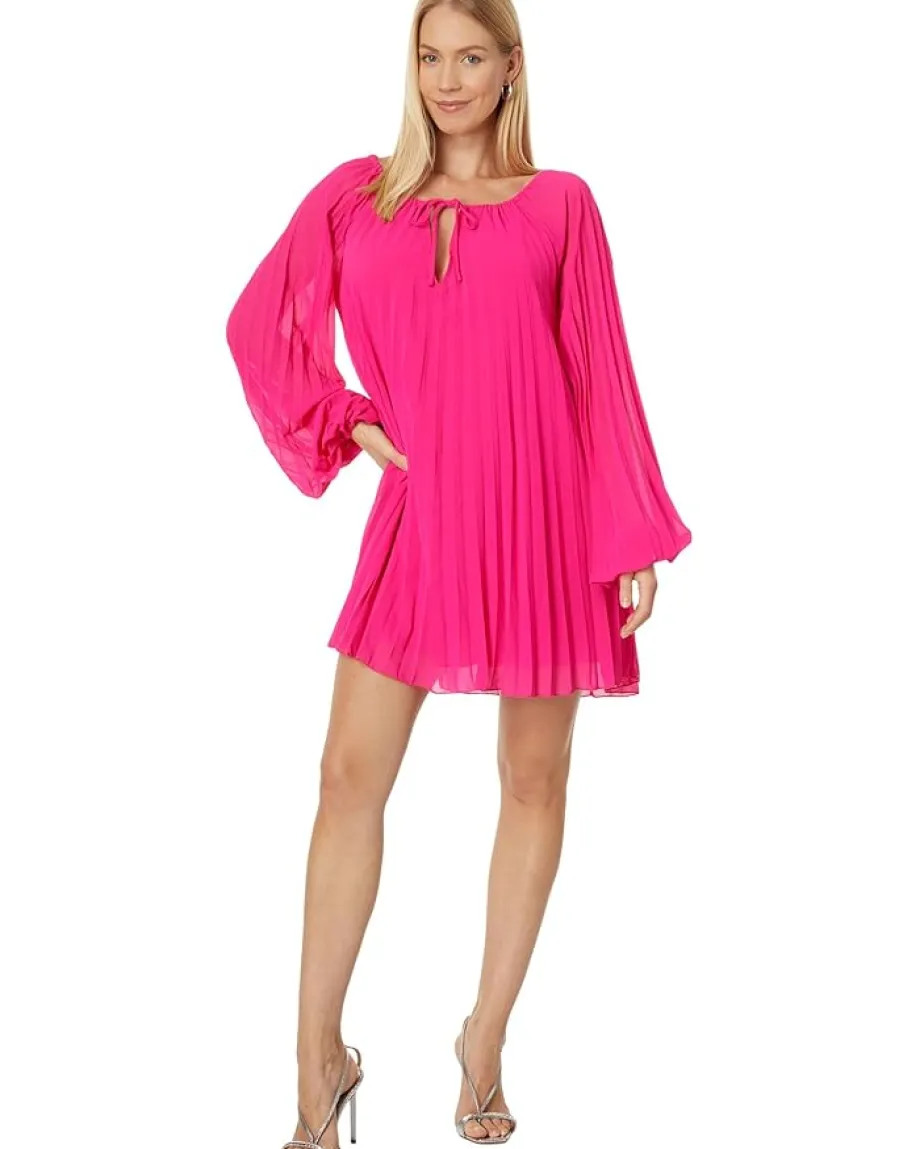 Dresses|Dresses|line and dot Kayla Mini Dress Fuchsia