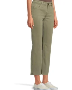 KUT from the Kloth Kelsey High Rise Fab Ab Ankle Flare-N Set Leg Sage New