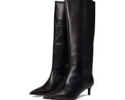 Boots|Boots|Free People Kiki Kitten Heel Boots Black Leather