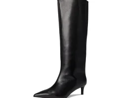 Boots|Boots|Free People Kiki Kitten Heel Boots Black Leather