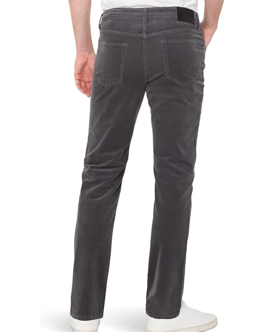 Activewear|Liverpool Los Angeles Kingston Mid-rise Modern Straight Corduroy Pants Gray Pinstripe