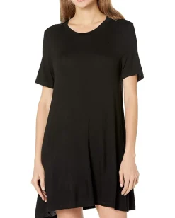 BCBGeneration Knit T-Shirt Dress ES01D06 Black Sale