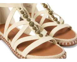Lucky Brand Sandals|Sandals<Korina Beaded Gladiator Sandals Dark Parchment