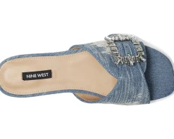 Nine West Sandals|Sandals<Laniey Light Blue Denim