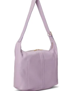 ECCO Large Hobo Bag Lavender Mist Soft Pebbled Leather Clearance
