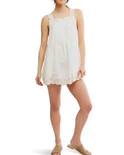 Dresses|Dresses|Free People Latecia Emb Mini Ivory Combo