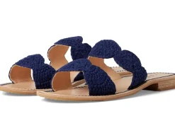 Heels|Sandals|Jack Rogers Laurin Crochet Sandal Midnight