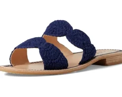 Heels|Sandals|Jack Rogers Laurin Crochet Sandal Midnight