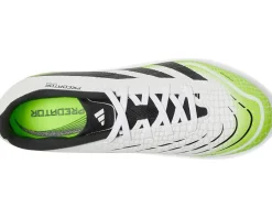 adidas Kids League Predator Firm Ground/Multi Ground Cleats (Little Kid/Big Kid) White/Black/Lucid Lemon Discount