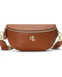 Belt Bags|Lauren Ralph Lauren Leather Marcy Belt Bag Brown