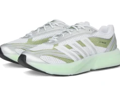 adidas Lightblaze Glow White/Silver Metallic/Magic Lime Metallic Discount