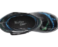 Western Chief Kids Shoes<Lighted Rain Boots (Toddler/Little Kid) Dinosaur Friends