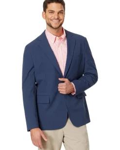 Vineyard Vines Activewear<Lightweight On-The-Go Blazer Blue Blazer