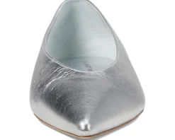 Flats|Stuart Weitzman Lina Flat Silver