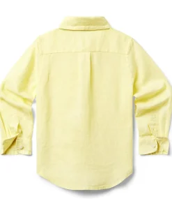 Kids/BOY Janie and Jack Linen Roll Up Shirt (Toddler/Little Kids/Big Kids)