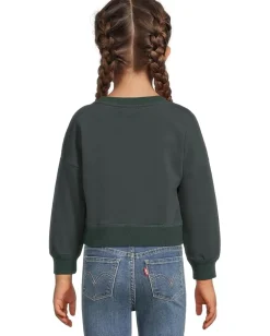 Appaman Kids Lisa Cropped Sweatshirt (Toddler/Little Kids/Big Kids) Moss Best