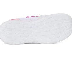 adidas Kids Lite Racer Adapt 7.0 Sportswear Shoes (Little Kid/Big Kid) White/Lucid Lemon/Lucid Pink Hot