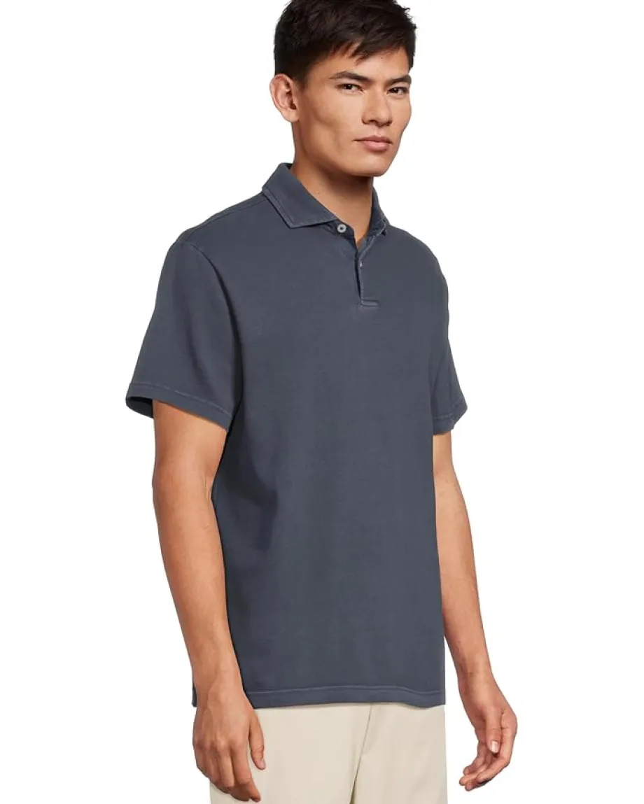 Vineyard Vines Lived-in Pique Polo Nautical Navy Outlet
