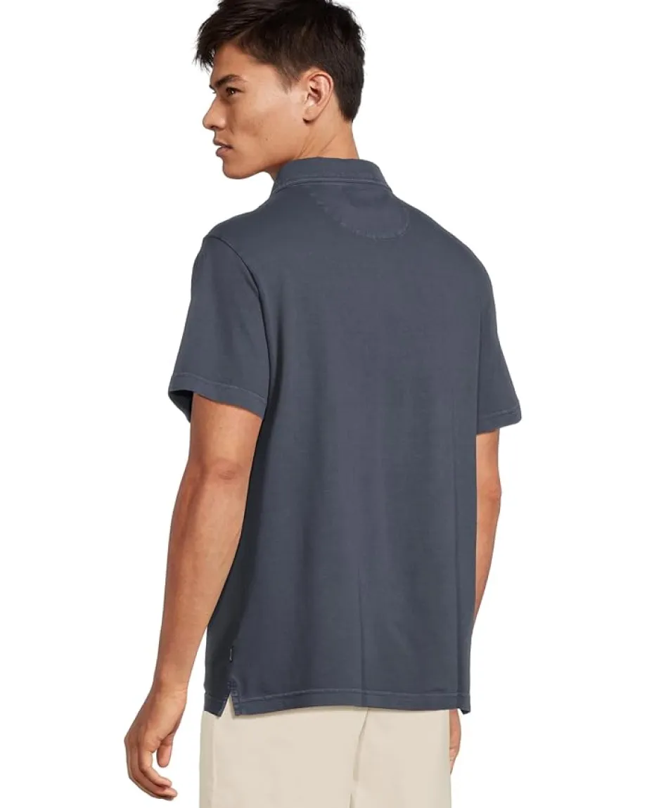 Vineyard Vines Lived-in Pique Polo Nautical Navy Outlet