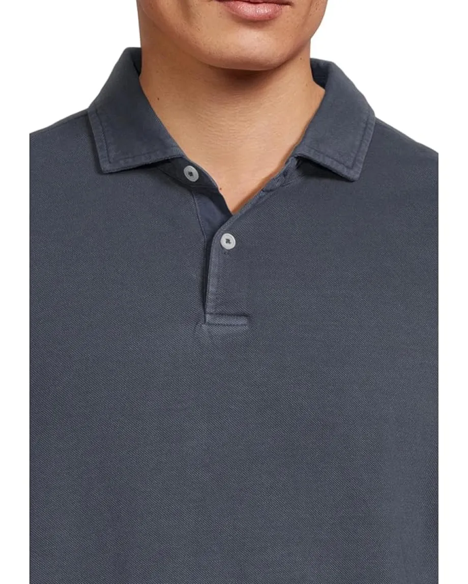 Vineyard Vines Lived-in Pique Polo Nautical Navy Outlet