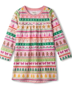 Hatley Kids Clothing|Clothing<Long Sleeve Nightdress (Toddler/Little Kid/Big Kid) Pink