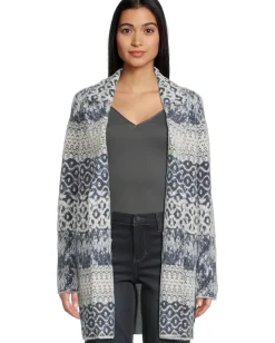 Women Liverpool Los Angeles Long Sleeve Open Front Sweater Coatigan