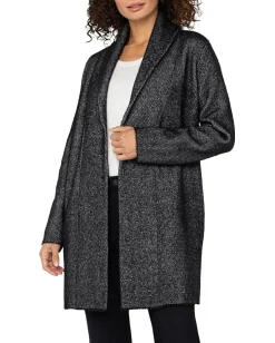 Women Liverpool Los Angeles Long Sleeve Open Knit Shawl Sweater Coat