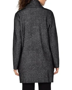 Women Liverpool Los Angeles Long Sleeve Open Knit Shawl Sweater Coat