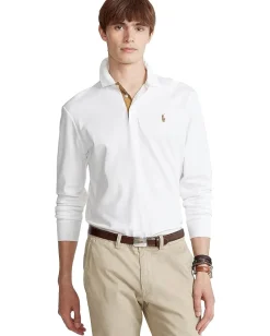 Activewear|Polo Ralph Lauren Long Sleeve Polo Shirt White