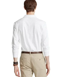 Activewear|Polo Ralph Lauren Long Sleeve Polo Shirt White