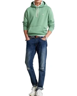 Polo Ralph Lauren Long Sleeve RL Fleece Green Clearance