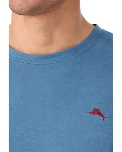 Tommy Bahama Long Sleeves T Shirt Denim Blue