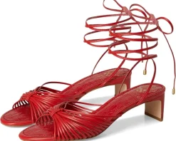 Women Vince Camuto Lory Ankle Wrap Kitten Heel Sandals