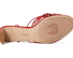 Women Vince Camuto Lory Ankle Wrap Kitten Heel Sandals