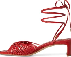 Women Vince Camuto Lory Ankle Wrap Kitten Heel Sandals