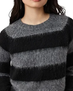 AllSaints Lou Spark Jumper Black/Grey Online