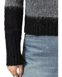 AllSaints Lou Spark Jumper Black/Grey Online