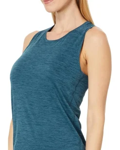 Activewear|Shirts & Tops|Brooks Luxe Tank Heather Ocean Drive