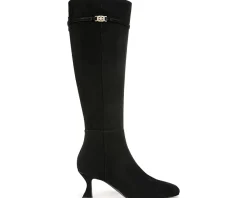 Boots|Boots|Sam Edelman Lyla Black Suede Wide Calf