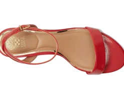 Women Vince Camuto Lylah Kitten Heel Ankle Strap Sandals
