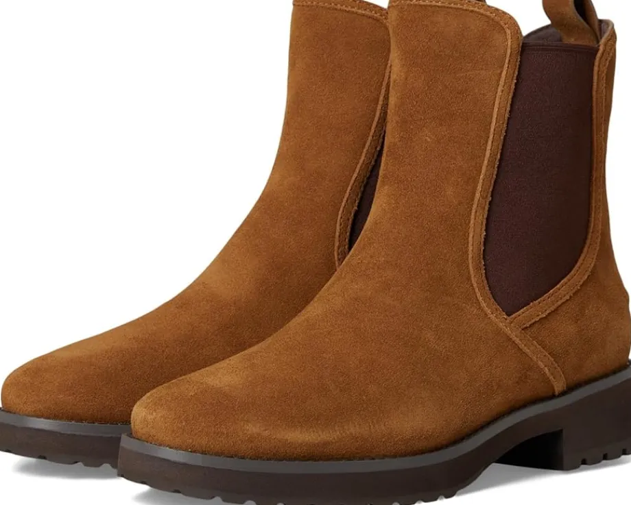 Boots|Boots|Cole Haan Lyndon Waterproof Chelsea Booties Tobacco Suede Waterproof