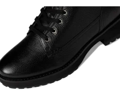 Boots|Boots|Cole Haan Lyndon Waterproof Lace-Up Booties Black Leather Waterproof