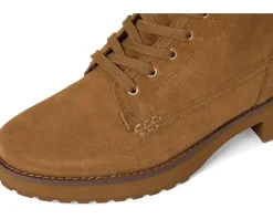 Boots|Boots|Cole Haan Lyndon Waterproof Lace-Up Booties Golden Honey Suede Waterproof