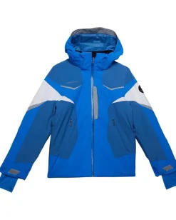 Clothing|Obermeyer Kids Mach 13 Jacket (Little Kids/Big Kids) Blue Vibes